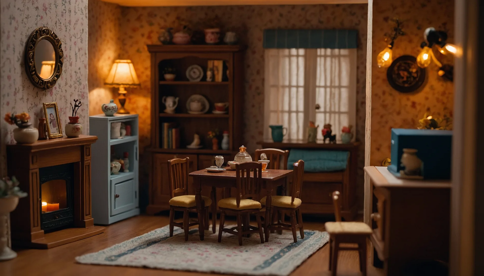 Dollhouse Decorating with Handcrafted Furniture - Miniature furniture article by Scott Dillingham