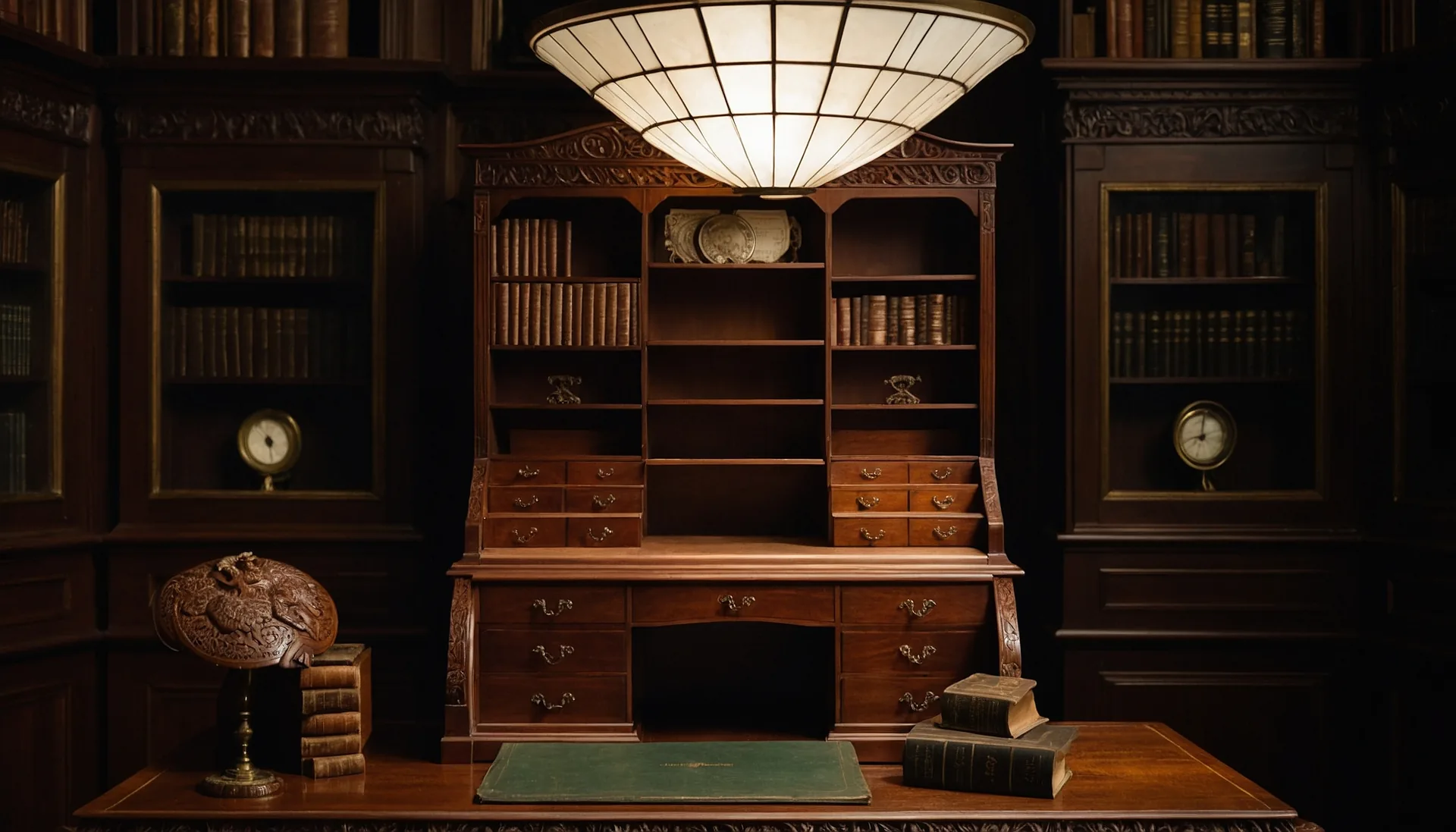The John Goddard Block-Front Secretary Desk in Miniature - Miniature furniture article by Scott Dillingham