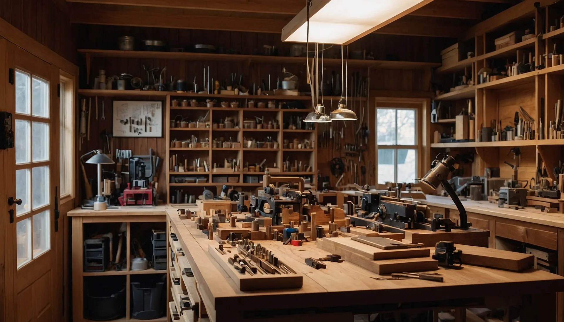 Setting Up Your Miniature Woodworking Workshop - Miniature furniture article by Scott Dillingham