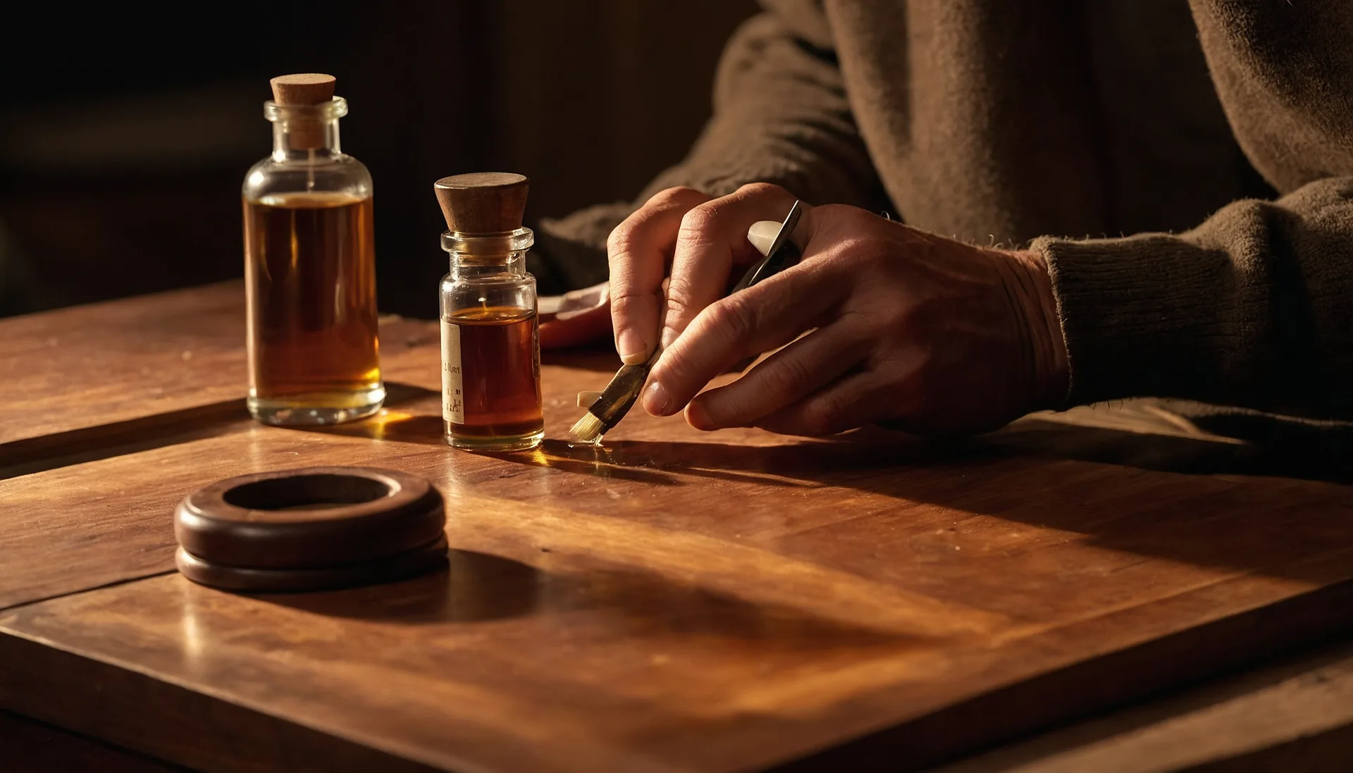 Step 07: Finishing - Miniature furniture making process by Scott Dillingham